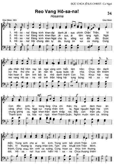 Reo Vang Hô-sa-na