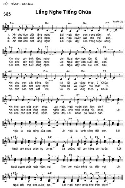 Lắng Nghe Tiếng Chúa