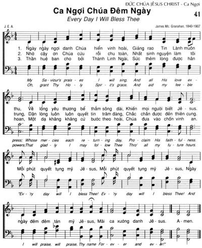 Ca Ngợi Chúa Đêm Ngày