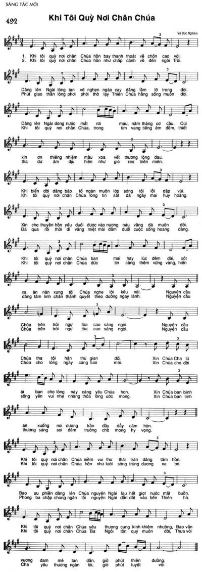 Khi Tôi Quỳ Nơi Chân Chúa