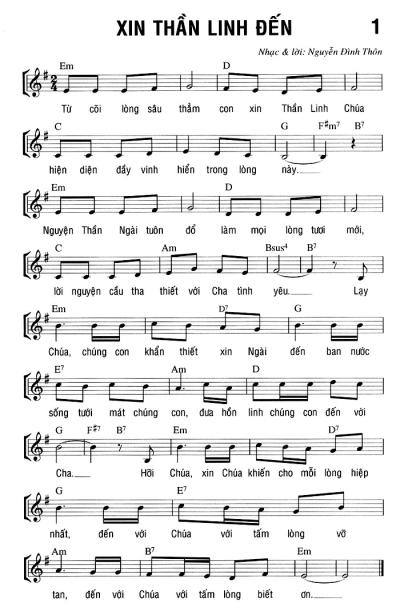 XIN THẦN LINH ĐẾN