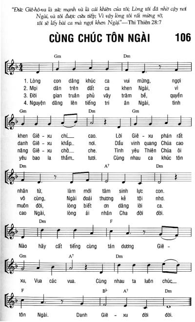 CÙNG CHÚC TÔN NGÀI