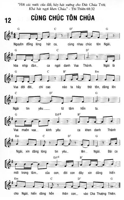 CÙNG CHÚC TÔN CHÚA