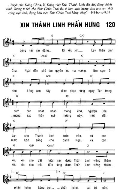 XIN THÁNH LINH PHỤC HƯNG