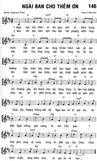 NGÀI BAN CHO THÊM ƠN