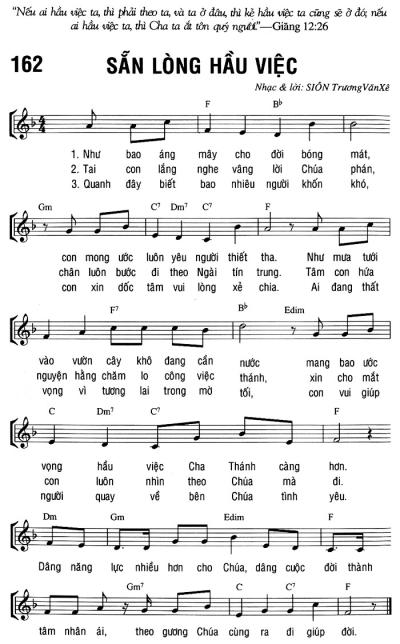 SẴN LÒNG HẦU VIỆC