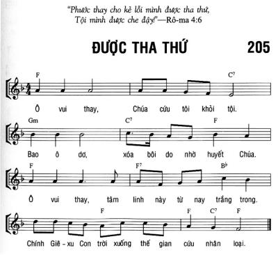 ĐƯỢC THA THỨ