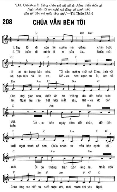 CHÚA VẪN BÊN TÔI