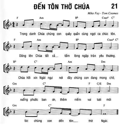 ĐẾN TÔN THỜ CHÚA