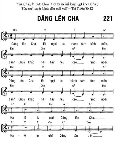 DÂNG LÊN CHA