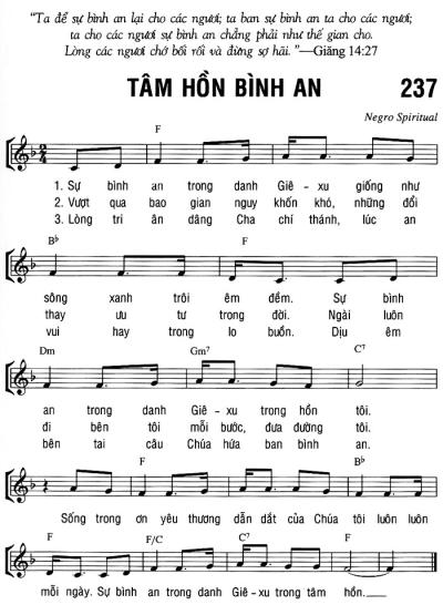 TÂM HỒN BÌNH AN