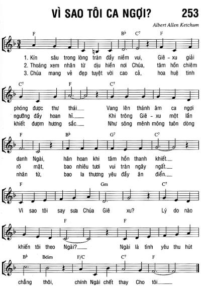 VÌ SAO TÔI CA NGỢI