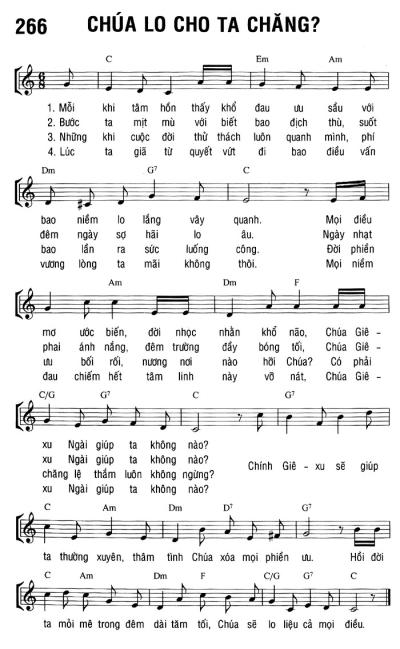 CHÚA LO CHO TA CHĂNG?