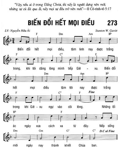 BIẾN ĐỔI HẾT MỌI ĐIỀU