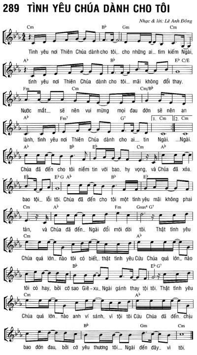 TÌNH YÊU CHÚA DÀNH CHO TÔI