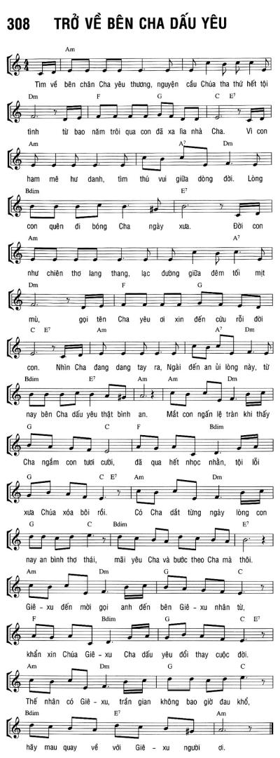 TRỞ VỀ BÊN CHA DẤU YÊU