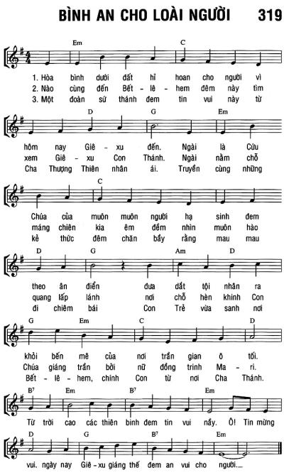 BÌNH AN CHO LOÀI NGƯỜI