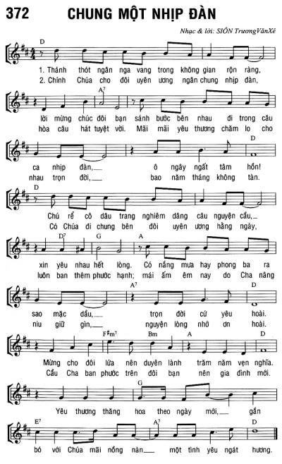 CHUNG MỘT NHỊP ĐÀN
