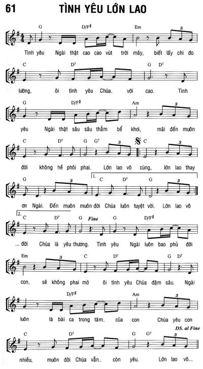 TÌNH YÊU LỚN LAO