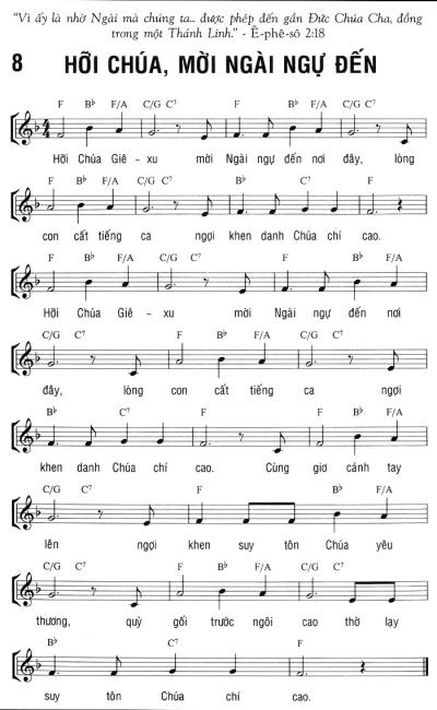 HỠI CHÚA! MỜI NGÀI NGỰ ĐẾN