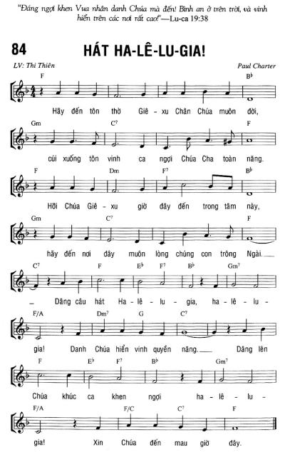 HÁT HA-LÊ-LU-GIA