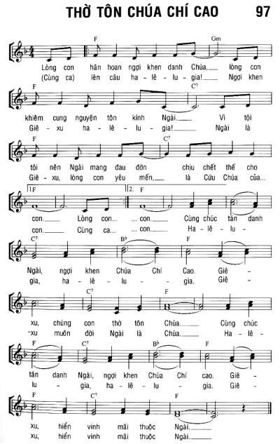 THỜ TÔN CHÚA CHÍ CAO