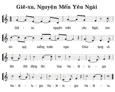 GIÊ-XU, NGUYỆN MẾN YÊU NGÀI