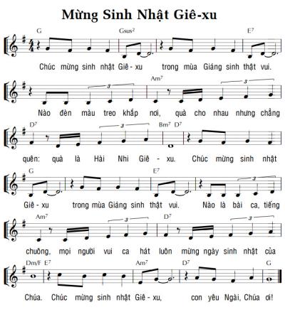 MỪNG SINH NHẬT GIÊ-XU