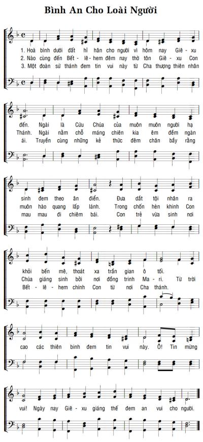 BÌNH AN CHO LOÀI NGƯỜI