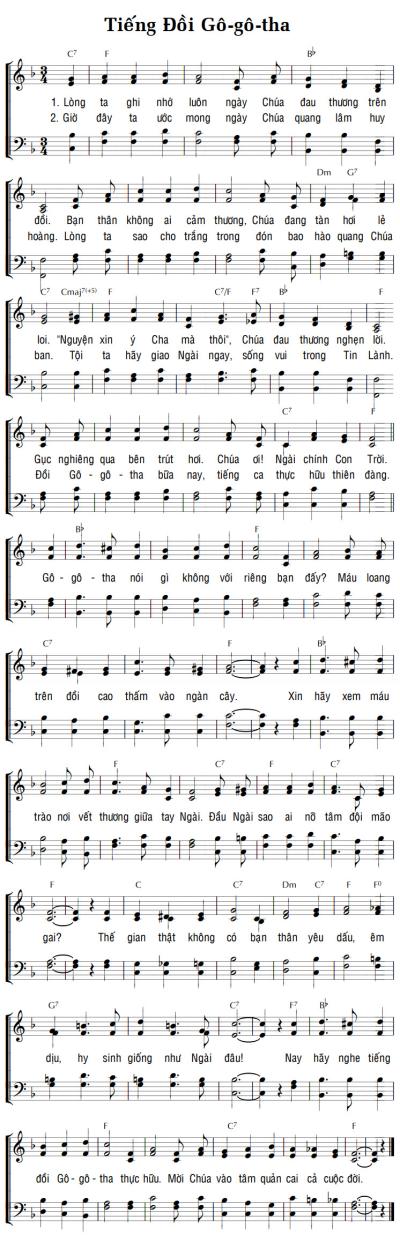 TIẾNG ĐỒI GÔ-GÔ-THA
