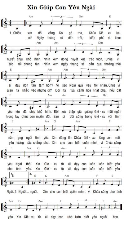 XIN GIÚP CON YÊU NGÀI