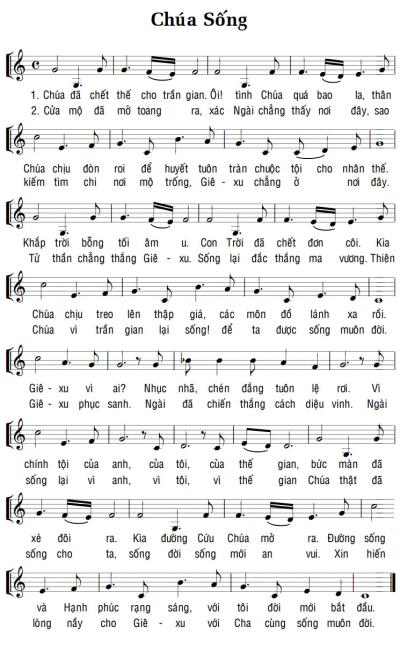 CHÚA SỐNG