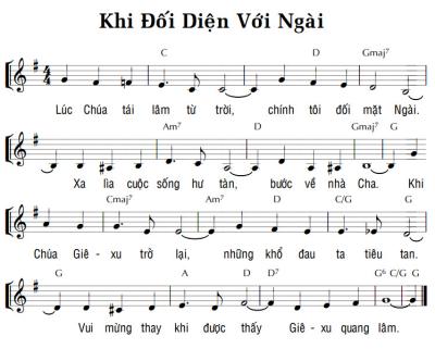 KHI ĐỐI DIỆN VỚI NGÀI