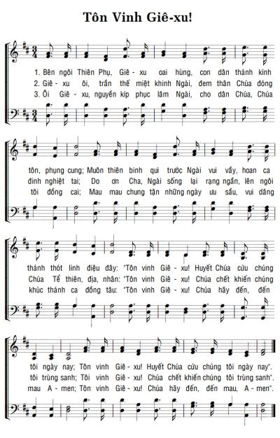 TÔN VINH GIÊ-XU