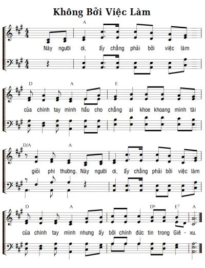 KHÔNG BỞI VIỆC LÀM