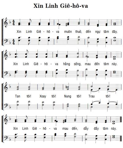 XIN LINH GIÊ-HÔ-VA