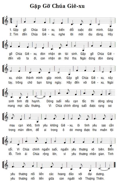 GẶP GỠ CHÚA GIÊ-XU