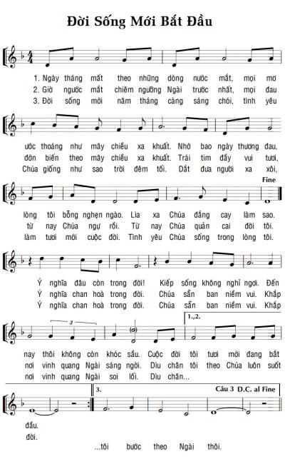 ĐỜI SỐNG MỚI BẮT ĐẦU