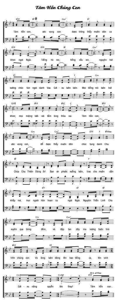 TÂM HỒN CHÚNG CON