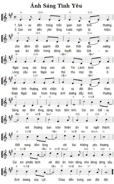 ÁNH SÁNG TÌNH YÊU