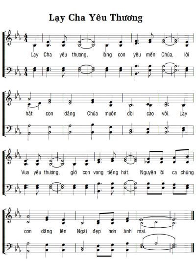 LẠY CHA YÊU THƯƠNG