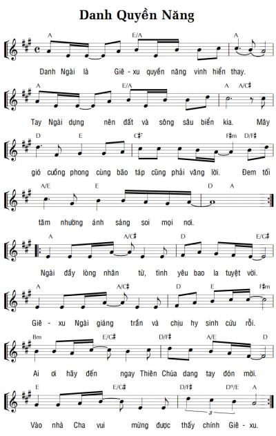 DANH QUYỀN NĂNG