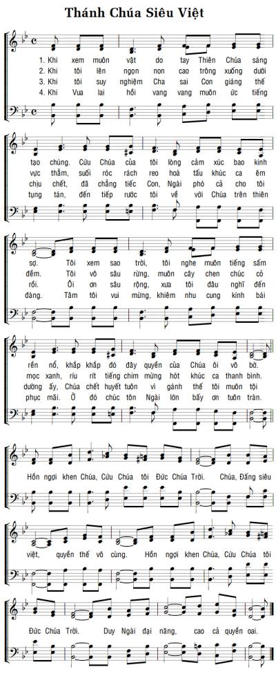 THÁNH CHÚA SIÊU VIỆT