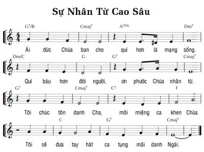 SỰ NHÂN TỪ CAO SÂU