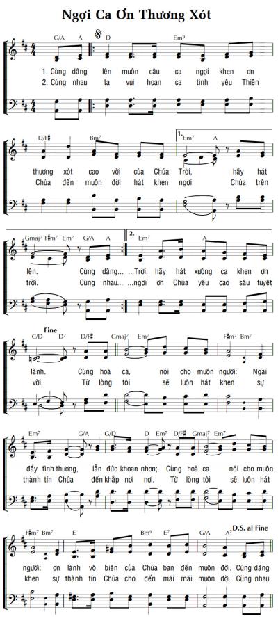 NGỢI CA ƠN THƯƠNG XÓT