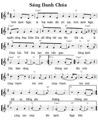 SÁNG DANH CHÚA