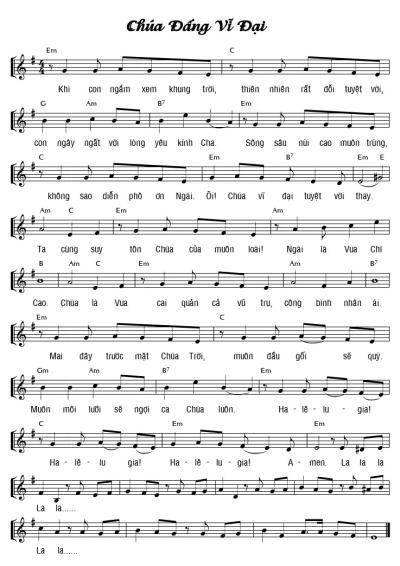 CHÚA ĐẤNG VĨ ĐẠI