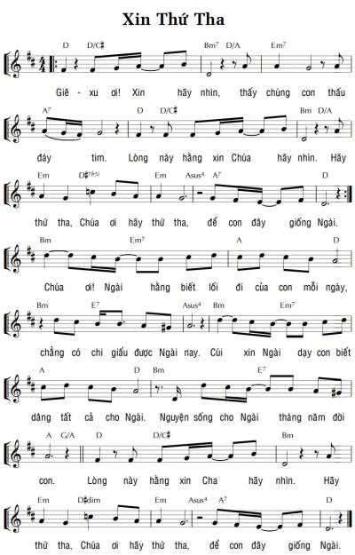 XIN THA THỨ