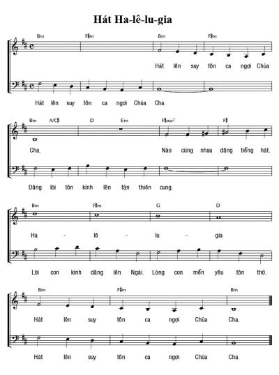 HÁT HA-LÊ-LU-GIA
