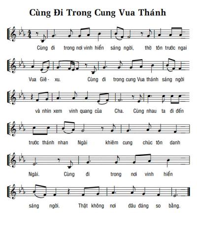CÙNG ĐI TRONG CUNG VUA THÁNH